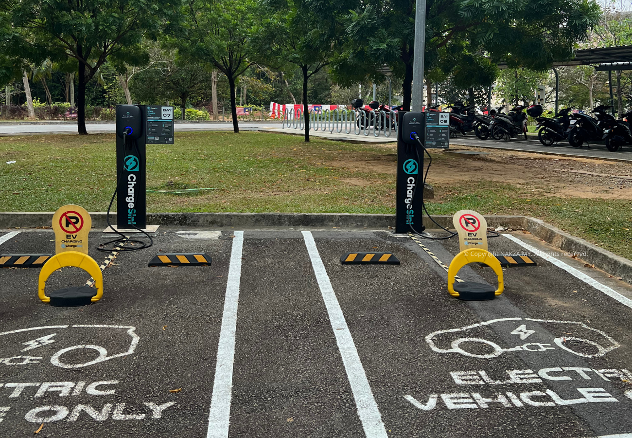EV charging stations available for guests