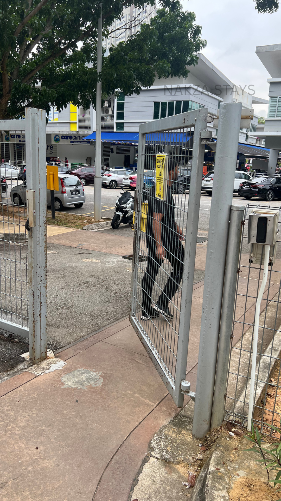 Gate will open
